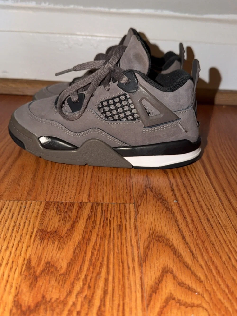 Kids Grey Jordan 4 Retro